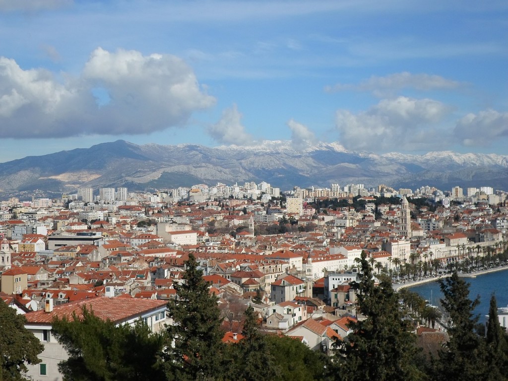 Widok na miasto Split