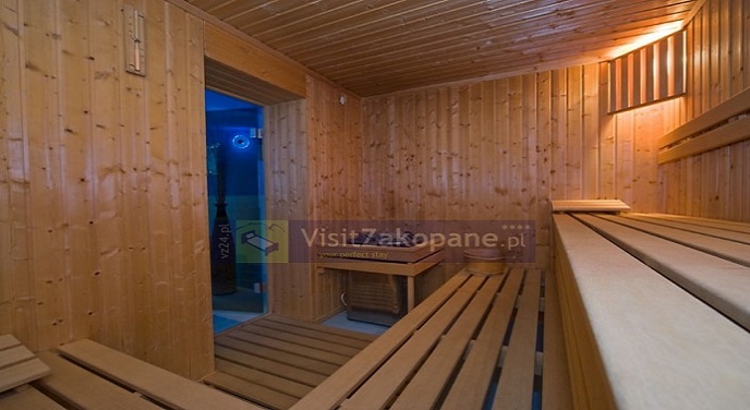 Sauna w apartamencie 3 Doliny w Zakopanem