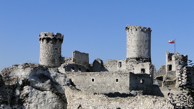 zamek w ogrodzieńcu