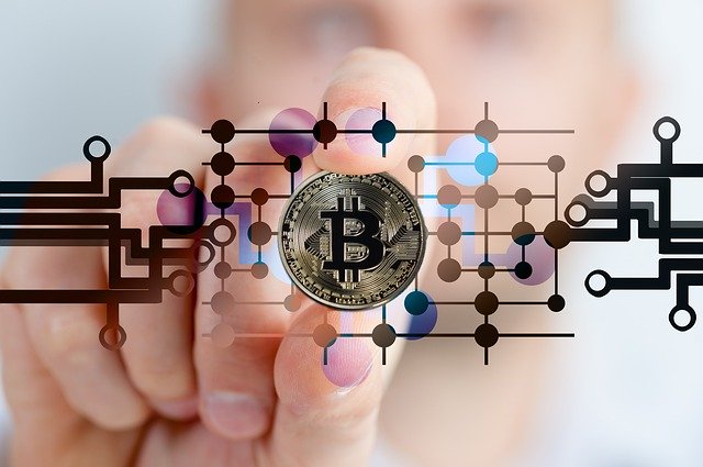 Bitcoin w ręce